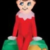 Airblown Elf On Present -Halloween Costumes Store airblown elf on present 29123600351280