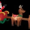 Airblown Santa & Sleigh With Reindeer Large Inflatable Scene -Halloween Costumes Store airblown santa sleigh with reindeer large inflatable scene 15813491687472