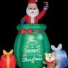 Animated Airblown Popup Santa -Halloween Costumes Store animated airblown popup santa 29123593437232