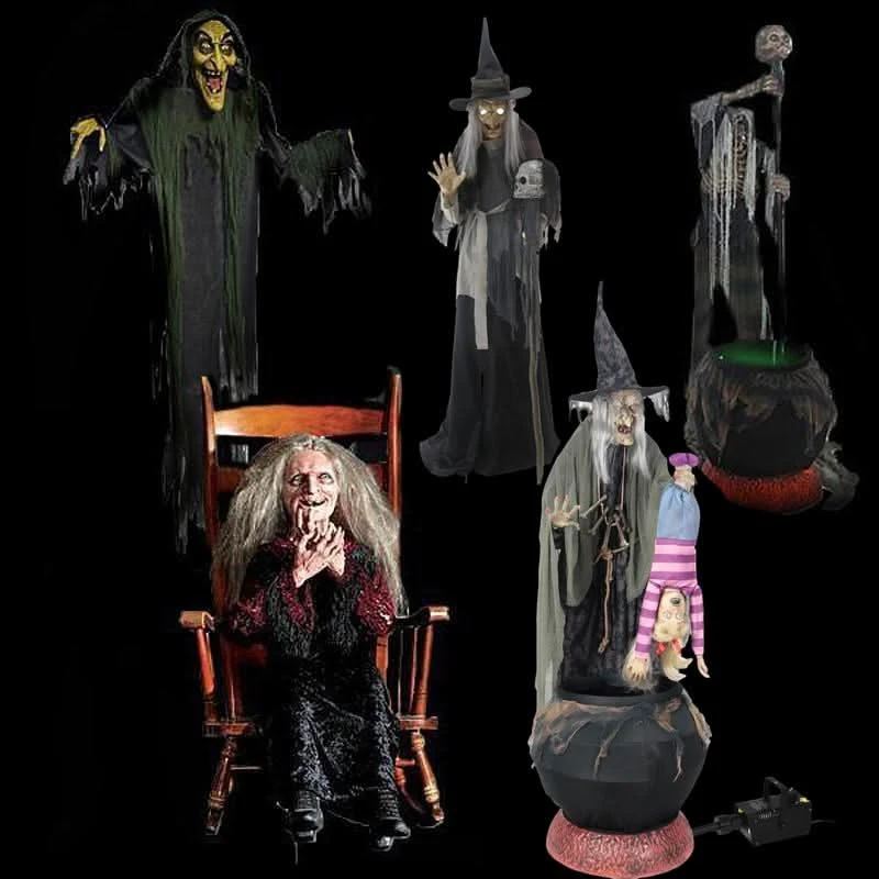 "Animated Witch Halloween Props" Package Deal 3 "Animated Witch Halloween Props" Package Deal