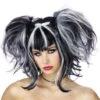 "Bad Fairy - Black/White" Halloween Wig -Halloween Costumes Store bad fairy black white halloween wig 28732024881200