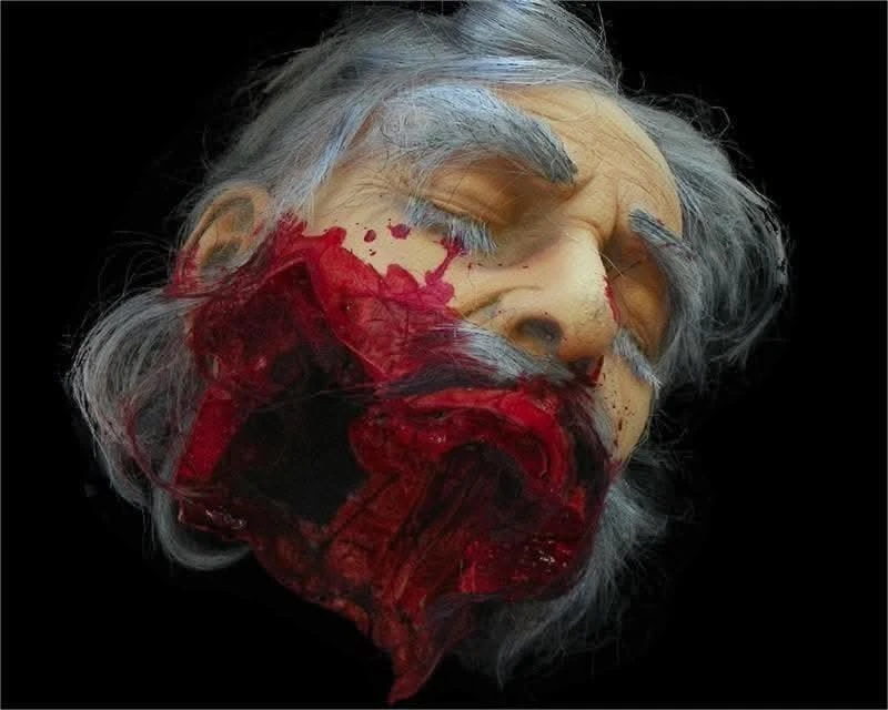 "Big Mouth Severed Head" HD Studios Bloody Halloween Prop 5 "Big Mouth Severed Head" HD Studios Bloody Halloween Prop - Image 3