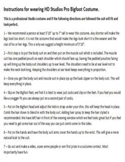 "Bigfoot" HD Studios Pro Costume 13 "Bigfoot" HD Studios Pro Costume -Halloween Costumes Store bigfoot hd studios pro costume 29860893818928