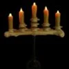 "Candelabra Table Top Halloween Prop W/ 5 Flicker Candles" Haunted House Lighting -Halloween Costumes Store candelabra table top halloween prop w 5 flicker candles haunted house lighting 14327334240304