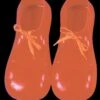 "Clown Shoes - Red/Plastic" Halloween Costume Accessory -Halloween Costumes Store clown shoes red plastic halloween costume accessory 28912170139696