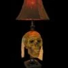 "Desk Lamp With Life-size Corpse Head And Antique Shade" Haunted House Lighting -Halloween Costumes Store desk lamp with life size corpse head and antique shade haunted house lighting 14363813249072
