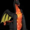 "Dragon With Projection And Fire" Air-blown Inflatable Halloween Decoration -Halloween Costumes Store dragon with projection and fire air blown inflatable halloween decoration 14358017769520