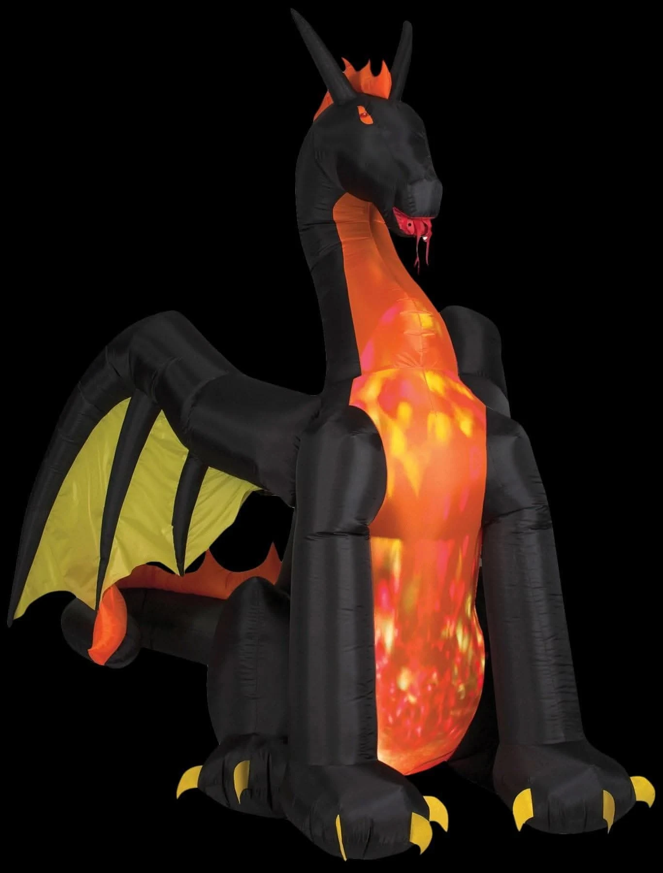 "Dragon With Projection And Fire" Air-blown Inflatable Halloween Decoration 3 "Dragon With Projection And Fire" Air-blown Inflatable Halloween Decoration