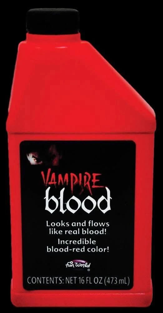 "Fake Blood - Pint Bottle" Halloween Costume Accessory 3 "Fake Blood - Pint Bottle" Halloween Costume Accessory