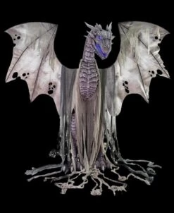 "Winter Dragon" Electric Animated Halloween Prop