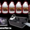 "Fog Machine With Juice, Cleaning Fluid And Timer" Special Effects Combo Package -Halloween Costumes Store fog machine with juice cleaning fluid and timer special effects combo package 13102405057