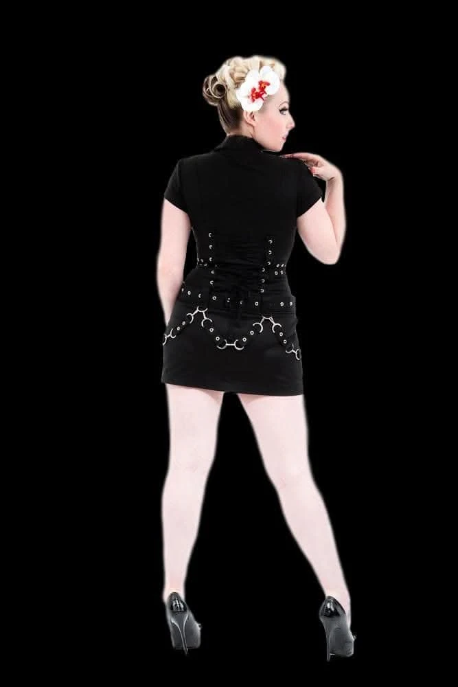 "Gothic Asylum Mini Dress" HD Hollywood Costume 6 "Gothic Asylum Mini Dress" HD Hollywood Costume - Image 4