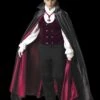 "Gothic Vampire With Teeth" Costume (Adult Size) -Halloween Costumes Store gothic vampire with teeth halloween costume adult size 14196207091760