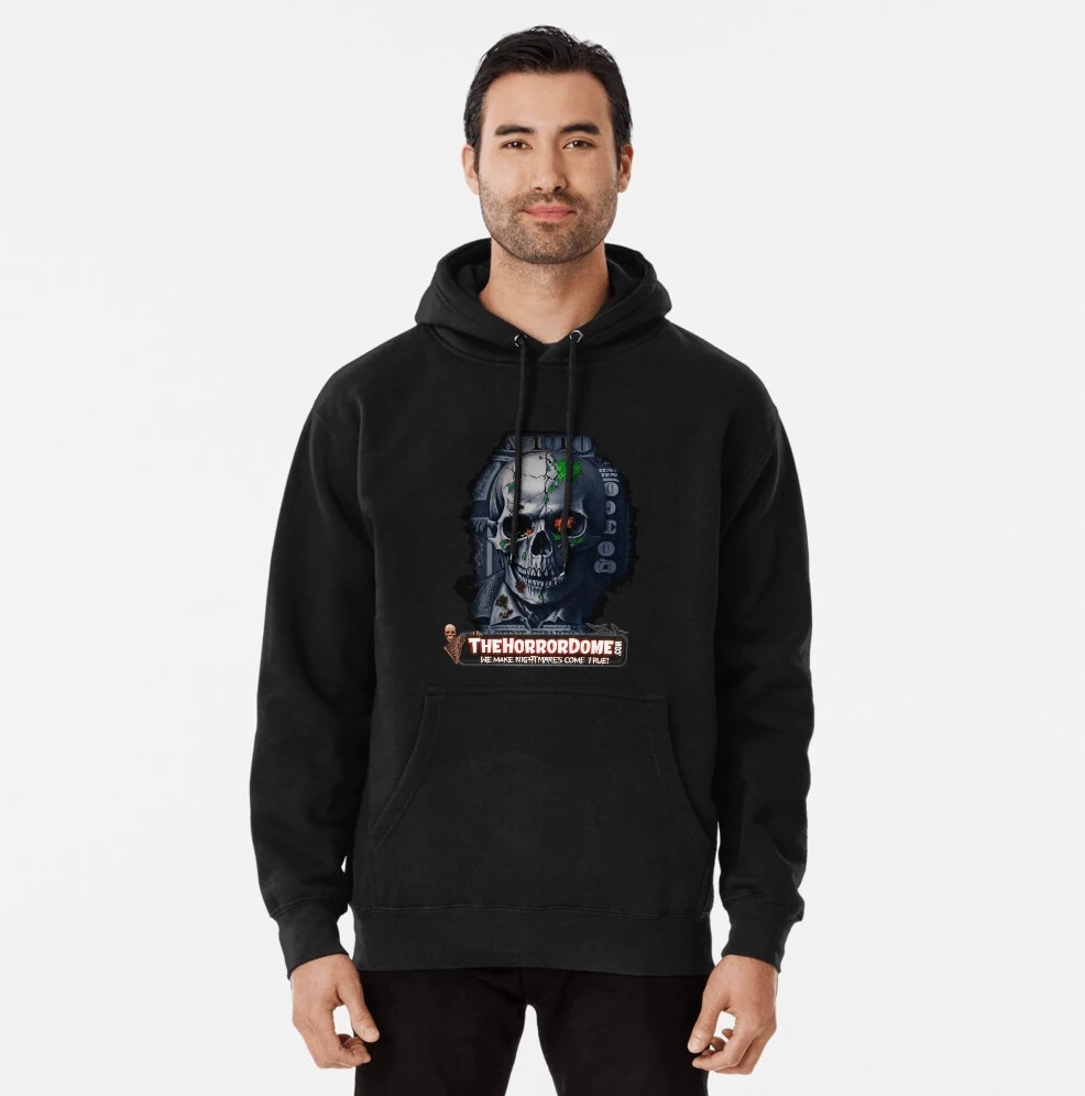 HorrorDome Zombie Skull Pullover Hoodie 3 HorrorDome Zombie Skull Pullover Hoodie