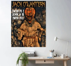 Jack O'Lantern Poster -Halloween Costumes Store jack o lantern poster 29931694784560