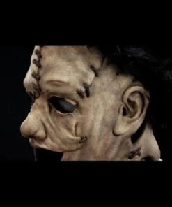 "Leather Hood" Silicone Mask -Halloween Costumes Store leather hood silicone halloween mask with hair 20360382593