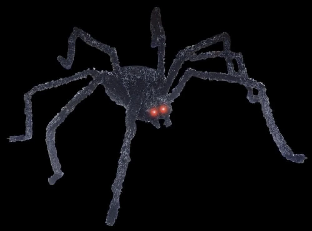 "Light-Up Giant Long Hair Spider" Monster Halloween Prop 3 "Light-Up Giant Long Hair Spider" Monster Halloween Prop
