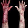 "Meatbag Hands" Silicone Halloween Gloves -Halloween Costumes Store meatbag hands silicone halloween gloves 14160953933872