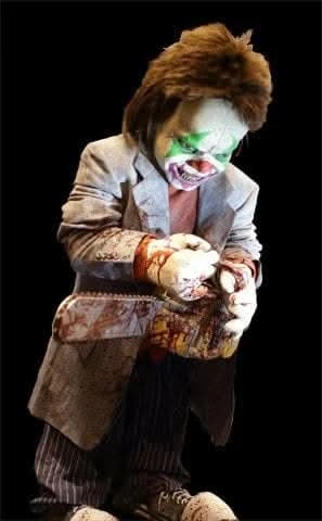 "Mini Mean The Chainsaw Clown" Halloween Animatronic 3 "Mini Mean The Chainsaw Clown" Halloween Animatronic