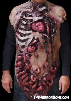 Movie Quality Gutted Zombie Chest" Halloween Costume Accessory