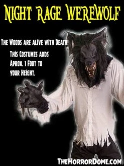 "Night Rage" HD Studios Costume -Halloween Costumes Store night rage werewolf hd studios night terror halloween costume 28731851538480