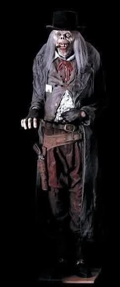 "Old Dead Eye The Zombie Gunslinger" Halloween Prop