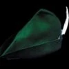 "Peter Pan Elf Hat - Green Felt" Halloween Costume Accessory -Halloween Costumes Store peter pan elf hat green felt halloween costume accessory 14364556820528