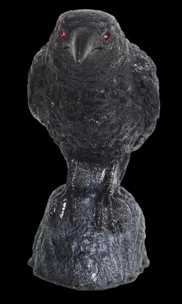 "Raven With Turning Head" Animated Halloween Prop 3 "Raven With Turning Head" Animated Halloween Prop