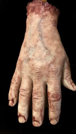 "Severed Male Hand - Silicone" Human Body Part Halloween Prop
