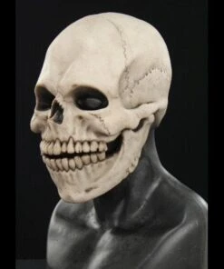 "Skull Hood" Silicone Mask -Halloween Costumes Store skull hood silicone halloween mask 20360422785