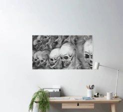 Skull Poster -Halloween Costumes Store skull poster 29931462033456