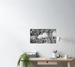 Skull Poster -Halloween Costumes Store skull poster 29931462066224