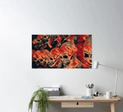 Skull Poster -Halloween Costumes Store skull poster 29931462164528