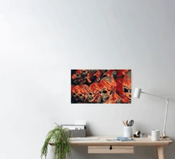 Skull Poster -Halloween Costumes Store skull poster 29931462230064