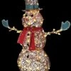 "Starry Night Grapevine Snowman" Light Up Christmas Decoration -Halloween Costumes Store starry night grapevine snowman light up christmas decoration 14364530868272