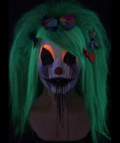 "Tesazombie" Silicone Mask -Halloween Costumes Store tesazombie silicone zombie clown halloween mask 20360484865
