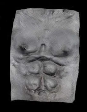 "Werewolf Chest Plate - Grey" Halloween Costume Accessory 3 "Werewolf Chest Plate - Grey" Halloween Costume Accessory