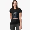Women's HorrorDome Zombie Skull Fitted T-Shirt -Halloween Costumes Store women s horrordome zombie skull fitted t shirt 31598816100400