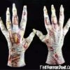 "Zombie Skeleton Hands" Halloween Costume Gloves -Halloween Costumes Store zombie skeleton hands halloween costume gloves 28753487855664